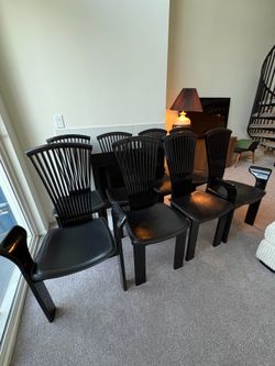 Postmodern Dining Chairs by Pietro Costantini, 1980s, (set of 8)