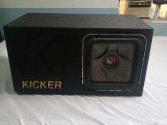 KICKER L7 Factory Speaker Box Enclosure with 12" L7 BLOWN SPEAKER