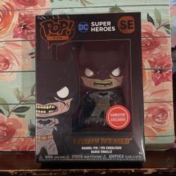 Batman DCeased Funko Pin And Keychain 
