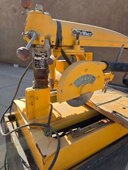 Vintage Dewalt table saw