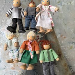 Melissa And Doug Wooden Dolls