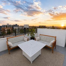 Outdoor Patio Furniture: Two Benches 