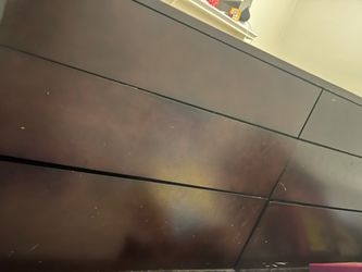 6 drawer black dresser
