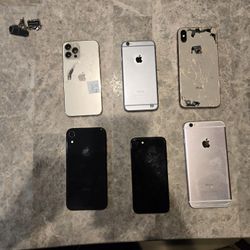 Bunch Of Iphones For Parts