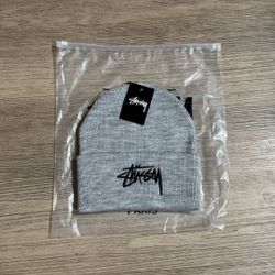Grey Stussy Beanie