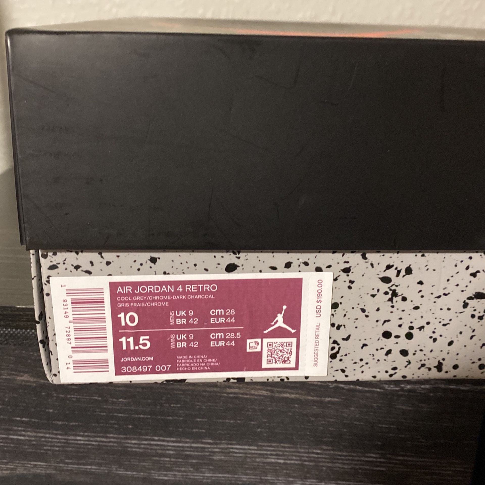 2019 Cool Gray Jordan 4