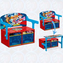 Paw Patrol 2 In 1 Activity Bench And Desk 