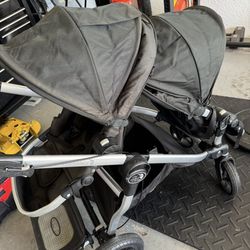 Baby Jogger City Select Single To Double With Skateboard