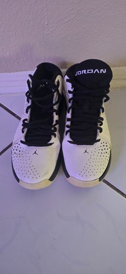 Jordan Basketball Sneakers Black and White