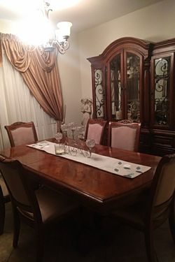 Beautiful wood dining table