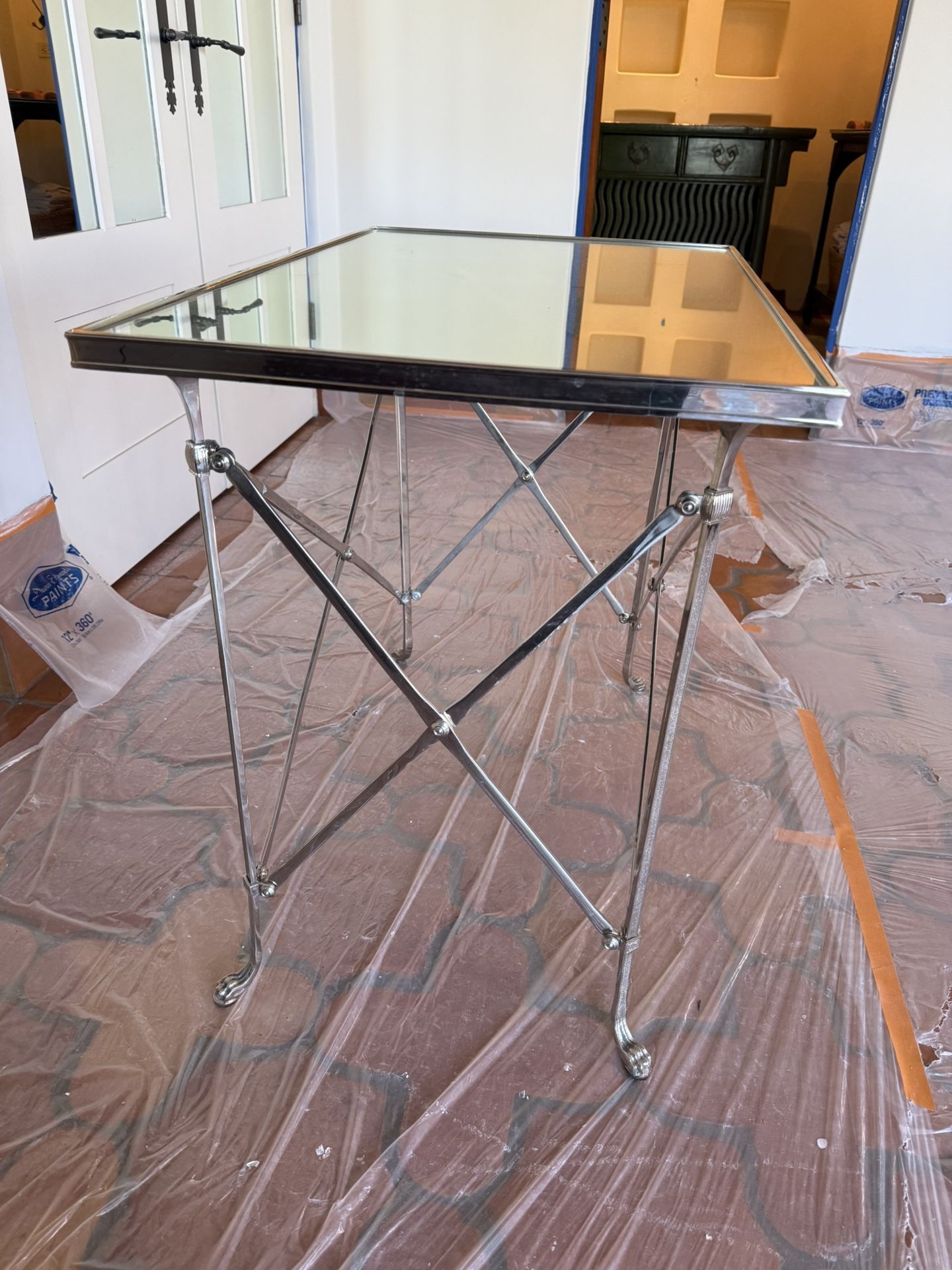 Vintage Metal Side Table