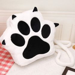 Cat Paw Plush Bag Purse