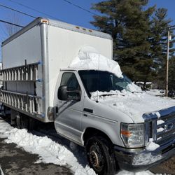 2013 E350 Box truck/liftgate With Gutter Machine And Equipment 