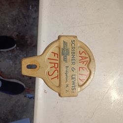 Vintage Chevy dealership license plate topper original