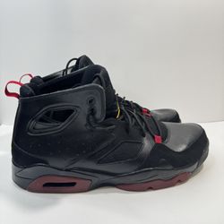 Nike Mens Air Jordan Flight Club 91 Black Basketball Shoes Sneakers Sz 12