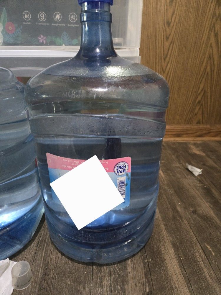 2/ 5 Gallon Water Jugs. Free. Pick Up