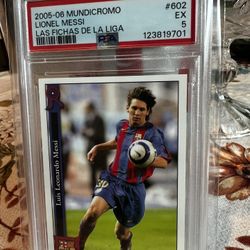 2005-06 Mundicromo Las Fichas de la Liga 2006 #602 Lionel Messi PSA 5