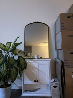 White Vanity Shelf