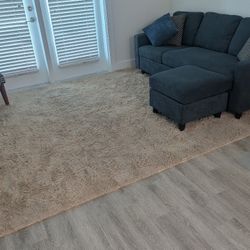 Fluffy 8' x 10' Area Rug 