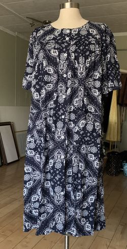 Brand New Button Up Floral Dress XL