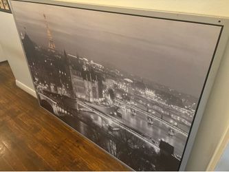 Paris Art - 4’7” w & 36” h