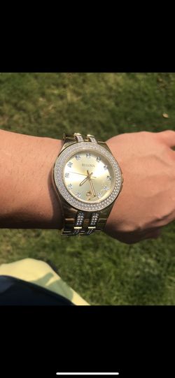 Mens Bulova Watch Gold