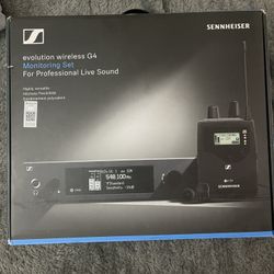 Sennheiser Monitoring Set And Shure In Ears