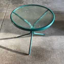 20" Glass End Table