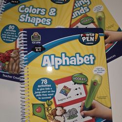 NEW Power Pen Learning 3 Books   NO PEN 
