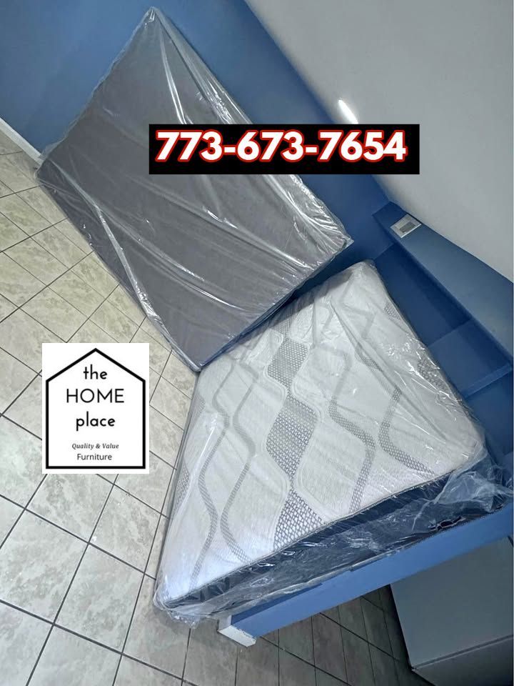 queen mattress and box spring