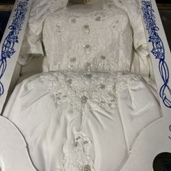 Vintage 1990 Wedding Dress In A Box