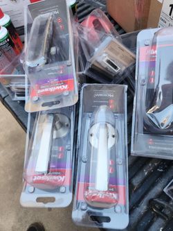 Kwikset Single Handle Brushed Nickel An Black Mate 