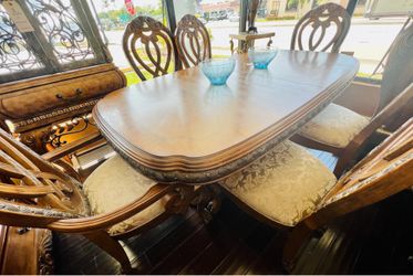 AICO By Michael Amini EDEN Dinning Room Set Table and Chairs - GA