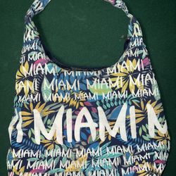 Great Condition Miami Floral Shoulder Tote Bag 
