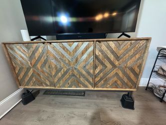 Serramonte Three-Door Entertainment Console