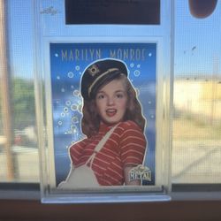 2024 Marilyn Monroe Leaf Metal Icons Collection Pre-Production Proof 1/1 Clear-Blue-2