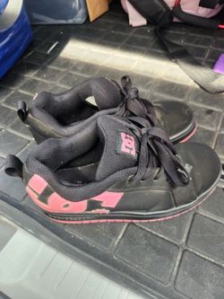 Black And PINK DC Tennis Shoes