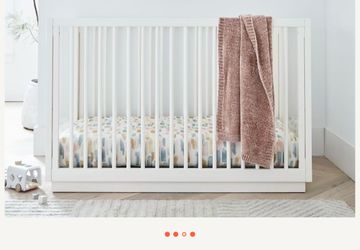 West end x pottery barn kids Emilia convertible crib white