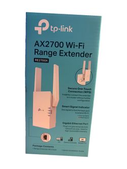 Brand New TP-Link RE2700X AX2700 Wi-Fi 6 Range Extender
