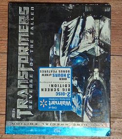 Transformers Revenge of the Fallen blu ray movie Dvd