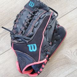 Wilson Fast Pitch Softball Glove, 12"