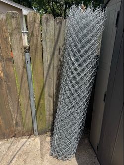 Chain link fence