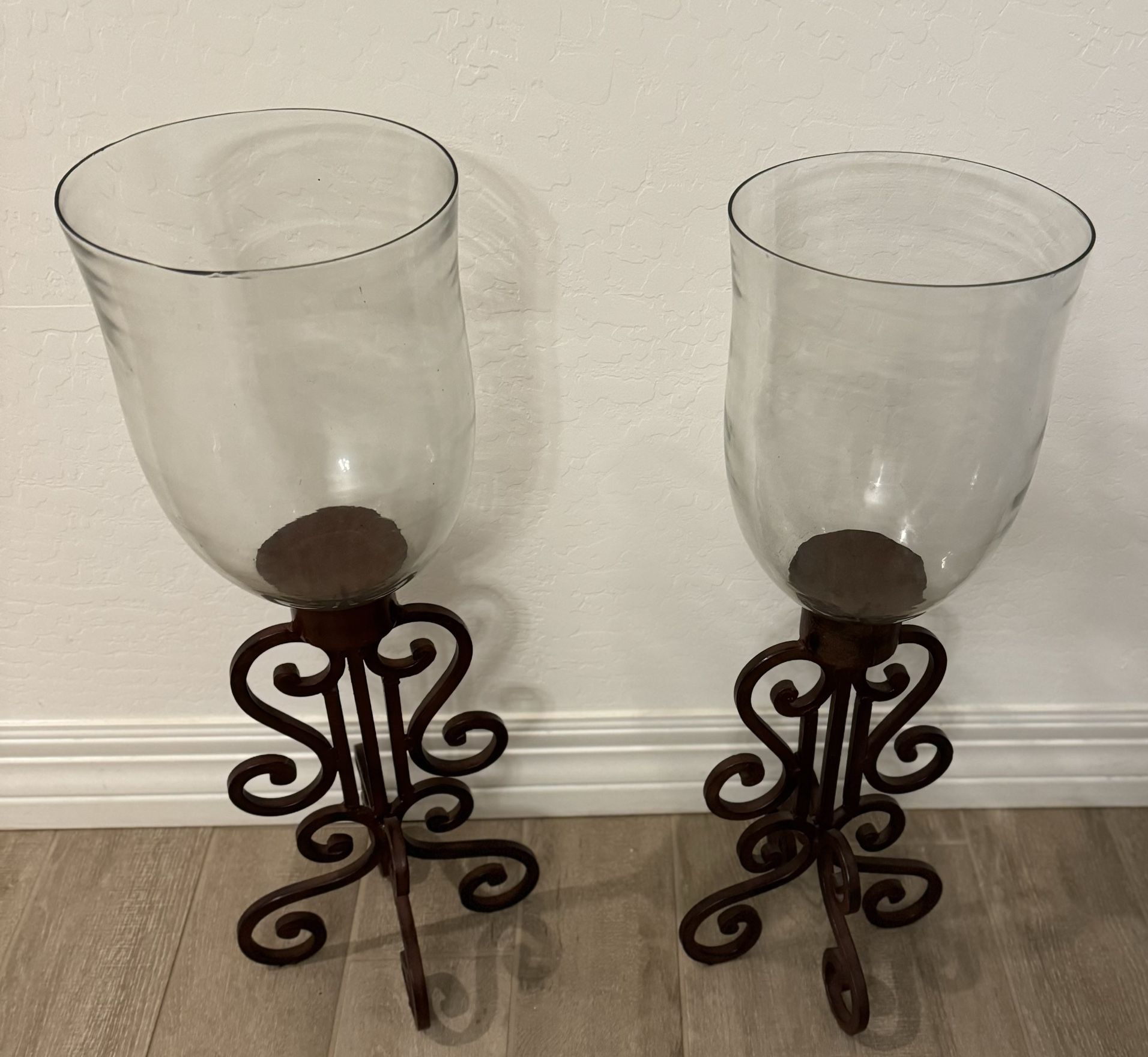 Candle Holders-wrought Iron