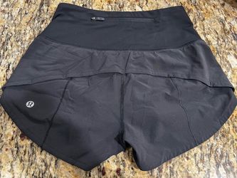 Lululemon Women Speed Up Short High-Rise Black 0