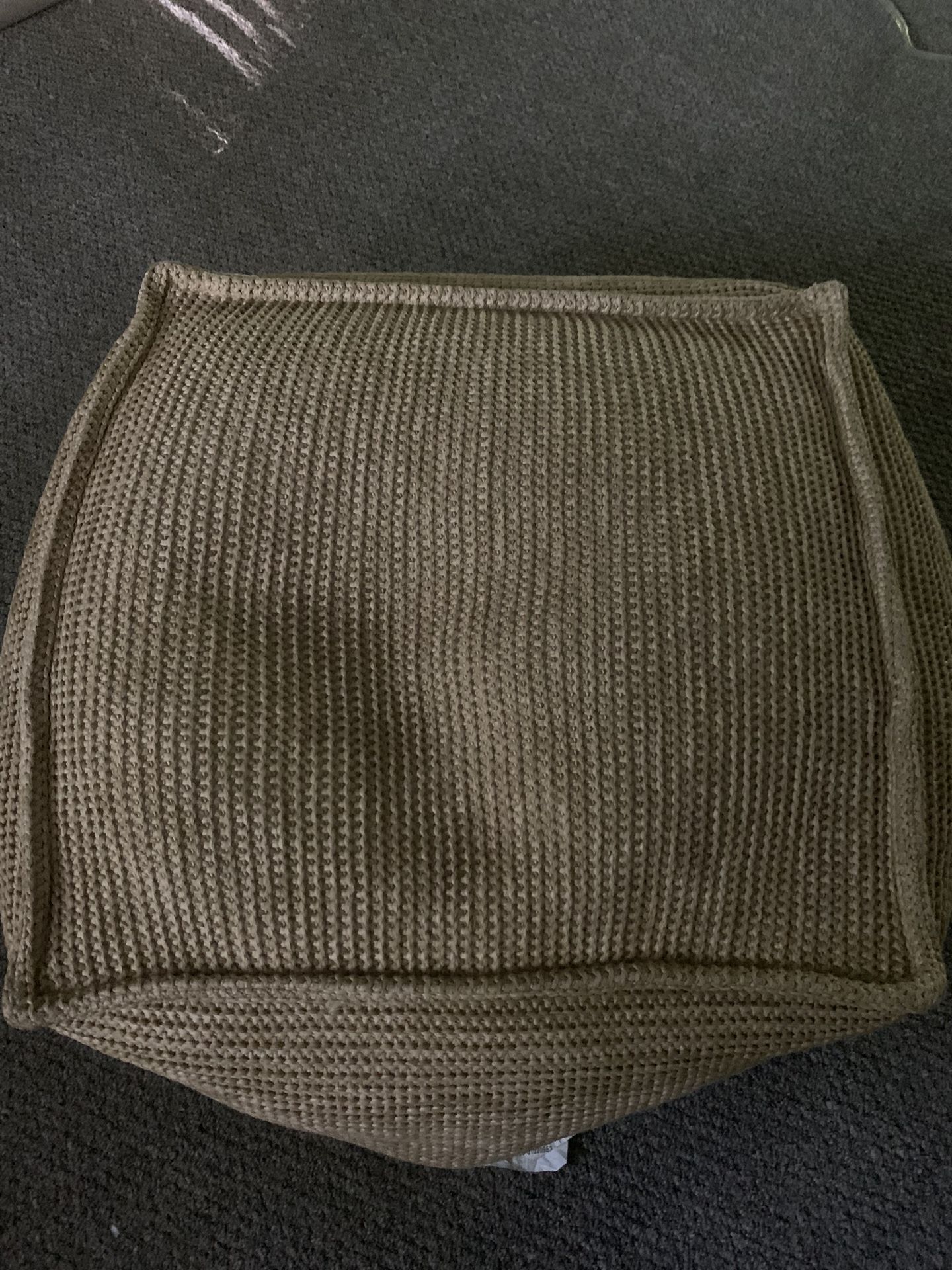 Brown Pouf