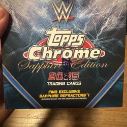 Topps Chrome Sapphire Hobby Box - Sealed