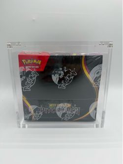 POKEMON BOOSTER BOX Magnetic Acrylic Protective Case Display UV