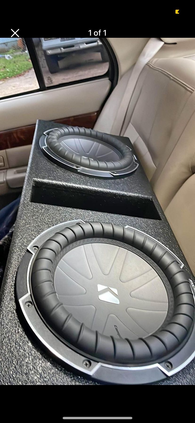Two Kicker Comp Q Tens In Box