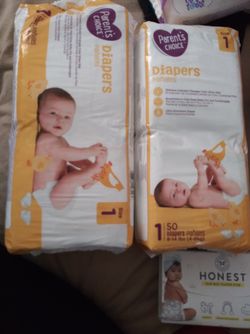 Parents choice diapers size 1