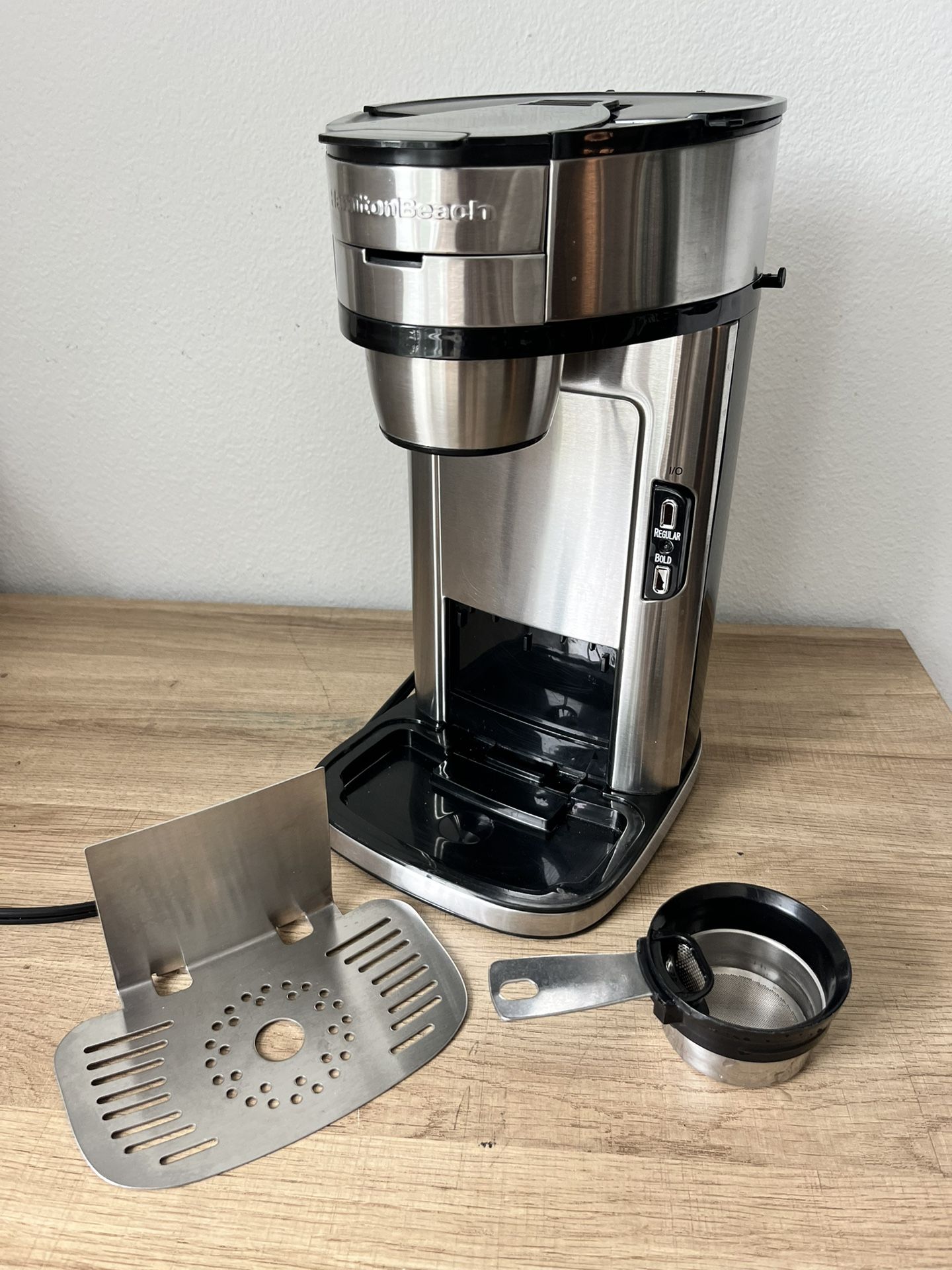 Hamilton Beach Single-Serve Coffee Maker.